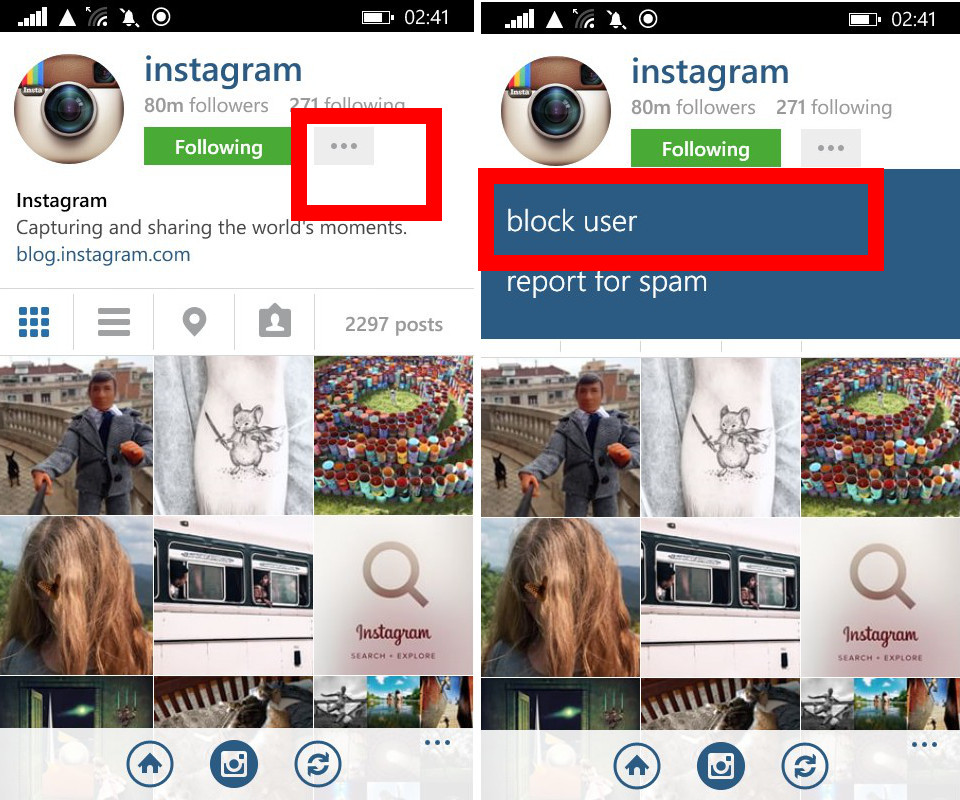 how to block a person - how to see who someone is following on instagram