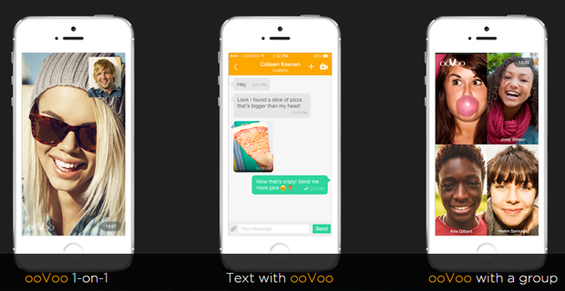 oovoo video chat windows and iphone