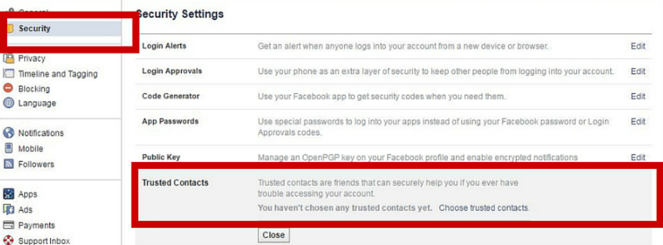 How to check if someone has logged into your Facebook account