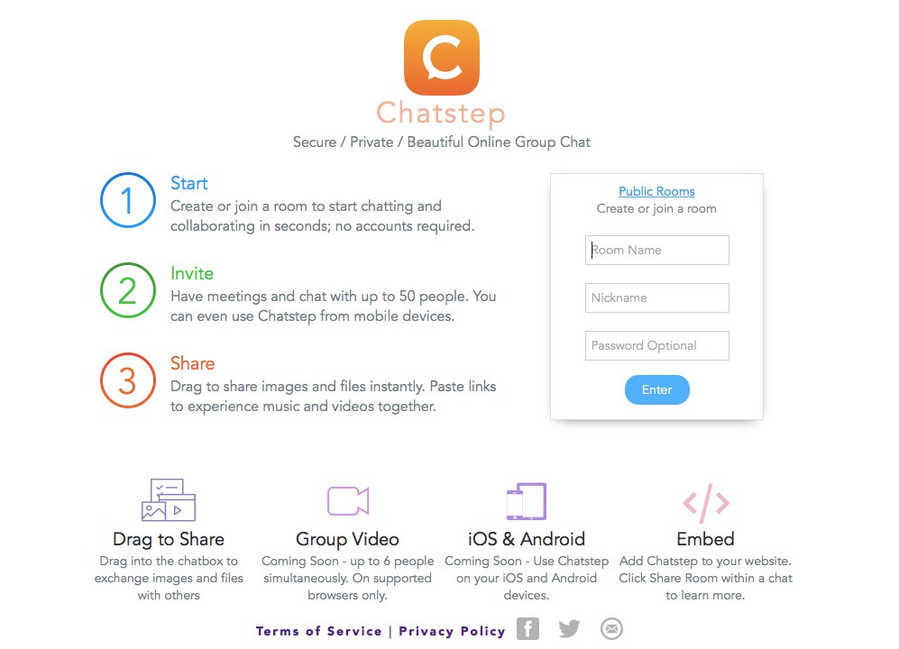 Chatstep Interface 