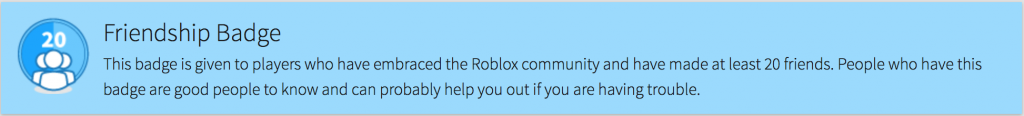 Friendship Inviter Badge Roblox