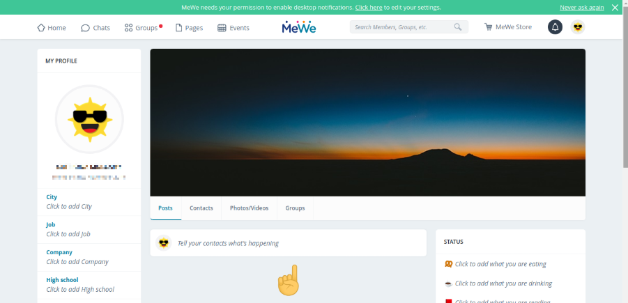 What is MeWe and how do you sign up for it?