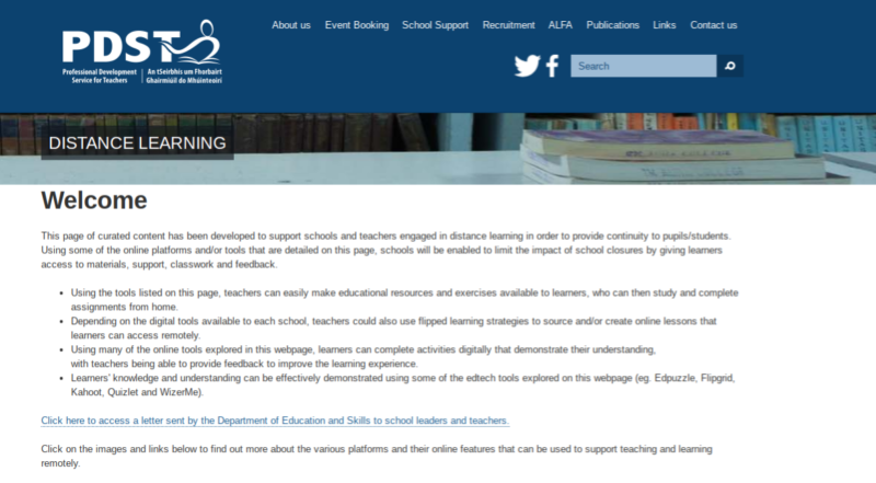Distance Learning Resources