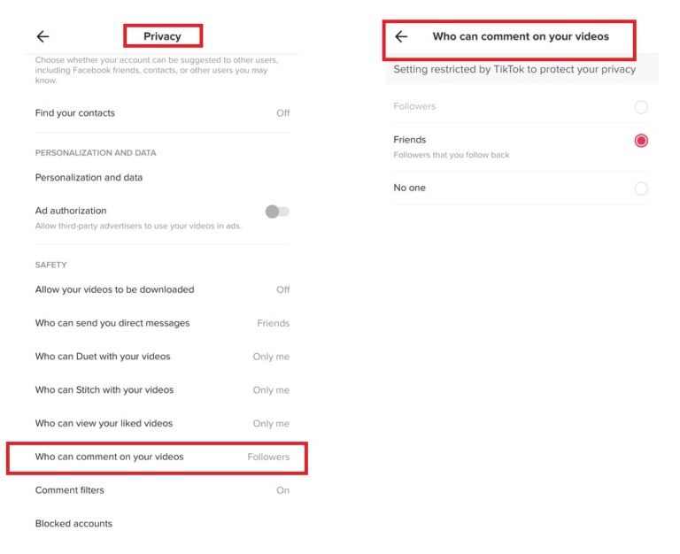 How to Enable TikTok Privacy and Safety Settings