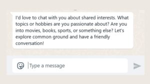 Chatting to Meta AI