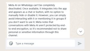 Deactivate Meta AI