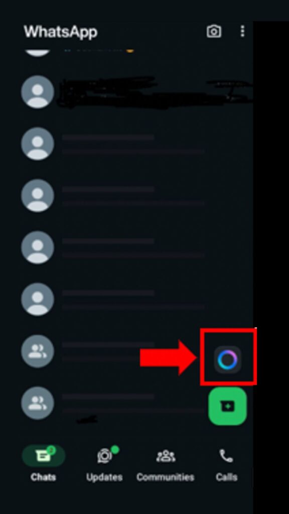 Using Meta AI in Whatsapp